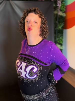 Cheer pictures bring out the diva!! #livelifelikehannah #wolfhirshhornsyndrome #dandywalkermalformation #specialneeds #smiles #joy #cheerabilities #cheerpictures #c4c #bravehearts #diva #fyp 