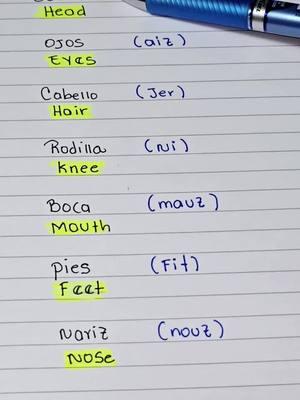 Aprende a pronunciar las partes de tu cuerpo en ingles😉🥰facil y rapido conmigo😘❤️ #foryoupage #usa #foryou #inglesdivertido #inglesfacil #inglespractico #inglesparati #inglesconmigo #soloparati #inglesgratis 