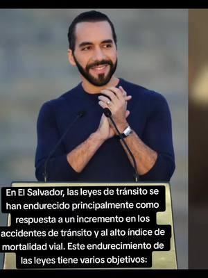 En El Salvador, las leyes de tránsito se han endurecido principalmente como respuesta a un incremento en los accidentes de tránsito. #presidentenayibbukele  #nayibbukele   #elsalvador  #belloeselsalvador 