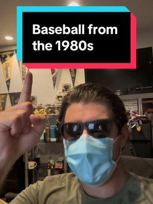 Baseball from the 1980s #baseball #1980s #80s #MLB #sport #throwback #trend #fyp #socalmasker 