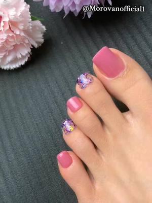 Learn toenail art and make every day a good one! #footnails #morovanofficial #polygelnails #nailsalon #nailtech #nailsoftiktok #nailsartvideos #polygeltutorial #morovannails #nailsvideotutorial #christmasnails #yellownails #pinknails #Nudenails #polygelnail #nailart #youngnails 