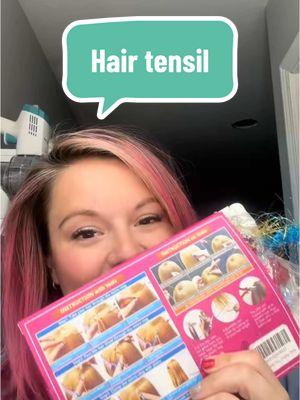 #creatorsearchinsights hair tensil tutorial! #hairtensil #hair #hairtok #hairstyle #funhair #hairaccessories #sparklehair #hairsparkles #hairglitter #cutehair #easyhairtutorials #hairtutorial ##hairtutorials #hairvideo #amazonfinds #pinkhair #pinkhairdontcare 