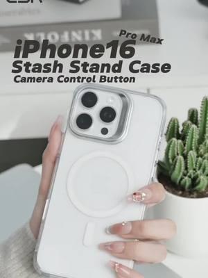 iPhone 16 Pro Max Camera Control Button. ESR Stash Stand Case with built-in Al camera control button! Take good care of it!  #iphone #iphone16promax #cameracontrol #applecare #iphonecase #esrgear #esrtech #esrcase #fyp#esriphone16promaxcase #usa_tiktok 