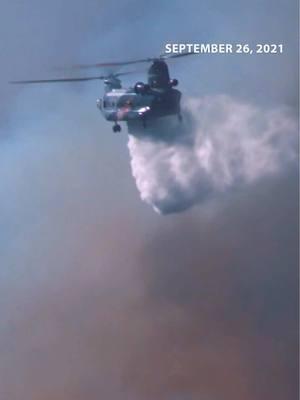 Helicopter once used in Afghanistan now helps fight fires #60Minutes #firefighter #helicopter #fires 