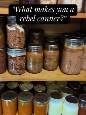 Okay but don’t stack your jars 😂 #rebelcanning #rebelcanner #homesteadforbeginners #canningfood #canningforbeginners #canningandpreserving #canuary #homesteadliving 