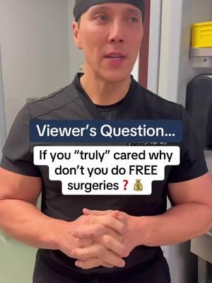 Viewer’s Question… If you “truly” cared why  don’t you do FREE  surgeries… #drcyr #SASpine #healthcare #healthinsurance #insuranceclaim #insurancetips 