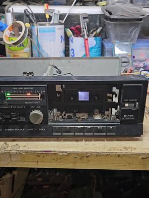 I have just repaired a cassette deck #cassette #cassetteplayer 