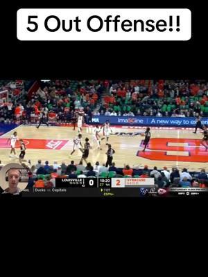 5 Out Offense from Louisville!! #fyp #basketball #viral #voiceover #collegebasketball #louisville #louisvillebasketball 