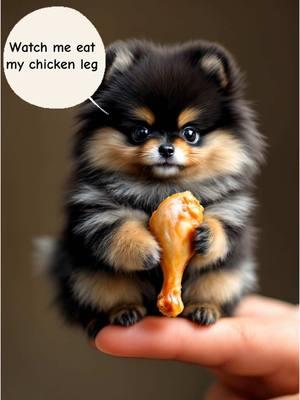 Sir Fluffington learned a valuable lesson here..  Do you know what lesson he learned? #TestTaster #FoodAdventures #cutepomeranian #karmaisreal #sharingiscaring #SirFluffington 