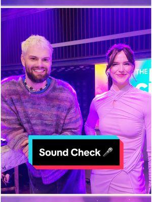 Some people wait a lifetime...for a moment like this 💜 @SOFI TUKKER #purplehat #kellyclarkson #soundcheck