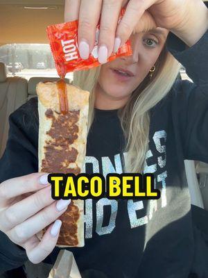 What are our thoughts on @tacobell breakfast burrito. One thing I know is their creamy jalapeño sauce is absolutely incredible! #tacobell #tacobellbreakfast #fastfood #breakfastburrito #fyp