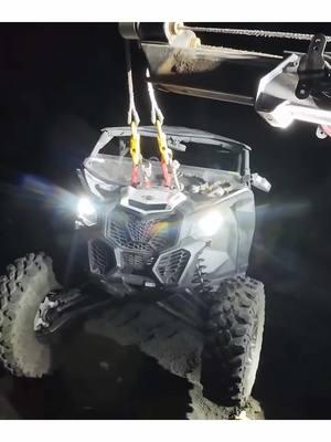 Reaching a rolled over utv in a volcano at night #murphysdiesel #offroad #offroadrescue 