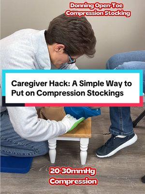 Putting on compression stockings can be a challenge, but the Steve Glide Dolphin makes it a breeze!  Watch as Christina uses the Steve Glide Dolphin for open-toe compression stockings to assist Cindy with putting them on. Caregiver Quick Tip: Be sure to use rubberized garden gloves to make the job even easier! #compressionstockings #stockings #stockingaid #varicoseveins #edema #lymphedema #diabetes #postsurgery #caregivers #nurses #occupationaltherapy #physicaltherapy 