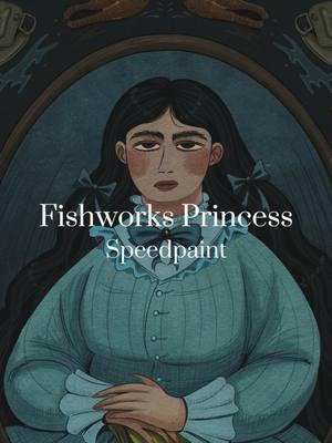 "Fishworks Princess" my new artwork 🐟 already on Instagram and Tumblr!  #oc #originalcharacter #originalillustration #illustration #medibang #portrait 