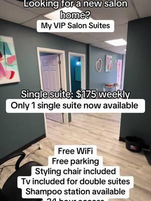 Only have my single suite available! Move in ready! Text me (773)557-0898 #salonsuites #chicagosalon #chicagotiktok #chicagonailtech #chicagolashtech #chicagomua 