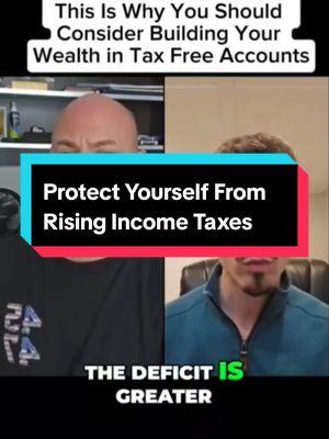 Will taxes be higher in the future? Most likely! The national debt is already totally out of control and shows no signs of getting better. In fact, the government is spending $2 trillion more each year than they receive in tax revenue.  There will be 2 painful policy changes that have to happen. Spending cuts and tax increases. So if income taxes are higher in the future, how do you protect your #money ? You'll want to save your dollars into accounts that are shielded from income taxes. One of the best resources is #cashvaluelifeinsurance As you put cash into the policy, your money earns #taxfree #compoundinterest and transfers on death income tax free. If you want to hedge yourself against rising income taxes in the future and build a #taxfreeretirement plan, you'll need a max funded #lifeinsurance plan! comment "money" below if you're interested in learning more! #financialliteracy #retirementplanning #wealthymindset #safemoney @Ron Sneller FSCP®, RICP®, RFC® 