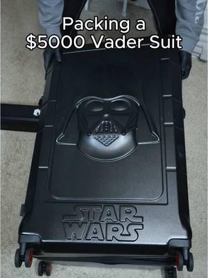 I modified my Jazwares case to fit my custom Darth Vader suit and Armor. Perfect way to take my suit on the go! #darthvader #starwars #cosplay #cosplayer #starwarscosplayer 