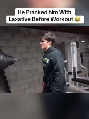 Vince pranked him with Laxatives 👀 #vinceaesthetic #aesthetic #gym #prank #laxative #funnyvideo #youtube 