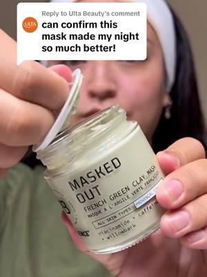 Replying to @Ulta Beauty 💜🧡 Show your pores some amour with our Masked Out French Green Clay Mask - a smooth, creamy clay mask that gently exfoliates skin + deeply cleans pores by absorbing excess oil. 🌱✨ For all skin types: dry, oily, combination, sensitive, and breakout-prone and especially great for congested skin. Shop BOGO 40% off Masked out and all Provence Beauty at @Ulta Beauty now - 1/28 in-stores & online.  🎥: @Biaanx_  #frenchskincare #provenceskincare #provencebeauty #ulta #ultabeauty 