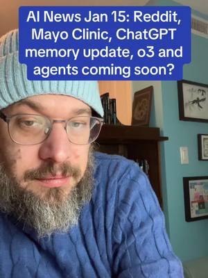 Love/hate the Reddit update? How do you feel about Mayo’s perfect genome? AI news is heating up, and I’ve got five updates you’ll want to know about! Let’s dive into some of the coolest developments happening right now: First, Mayo Clinic is showing how AI is revolutionizing healthcare. They’re building models for X-ray workflows—report generation, tube placements, and change detection. They’re also collaborating with Azure to develop a “perfect human genome” reference for personalized medicine. Sci-fi vibes? Maybe. Game-changing? Definitely. Next, Hailuo has introduced its Minimax model—a massive 4-million token context window with perfect recall. This is a step forward in solving the long-context memory problem in AI. OpenAI’s making waves too. They’re beta-testing “advanced memory” for ChatGPT, though it’s unclear if it remembers more or just better. Either way, memory enhancements are shaping up to be a major 2025 trend. On the search side, Reddit has launched “Reddit Answers,” an AI-powered tool providing conversational insights from discussions. They focused on quality over speed, and I’m curious if this will outshine Google’s rushed AI search rollouts. Finally, the rumor mill is buzzing about OpenAI’s January releases. Speculation points to the 03 model, Project Orion (possibly GPT-5), and a new class of AI agents called “operators.” Let’s see what’s real! Which update has you the most excited? Let me know! Hashtags: #product #productmanager #productmanagement #startup #business #openai #llm #ai #microsoft #google #gemini #anthropic #claude #llama #meta #nvidia #career #careeradvice #mentor #mentorship #mentortiktok #mentortok #careertok #job #jobadvice #future #2024 #story #news #dev #coding #code #engineering #engineer #coder #sales #cs #marketing #agent #work #workflow #smart #thinking #strategy #cool #real #jobtips #hack #hacks #tip #tips #tech #techtok #techtiktok #openaidevday #aiupdates #techtrends #voiceAI #developerlife #cursor #replit #pythagora #bolt #reddit #mayo #health #jobs #news #2025 #memory #chatgpt