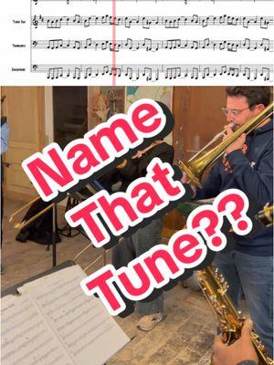 Can you name that tune?? We’re back in the shop working on some new tunes for 2025!! What other tunes do you want to hear us cover??  #livemusic #ithaca #ithacamusic #ithacamusicscene #localmusic #supportlocalmusic #brass #brassband #trumpet #trombone #saxophone #sousaphone #fallcreekbrassband #brasscover #sheetmusic