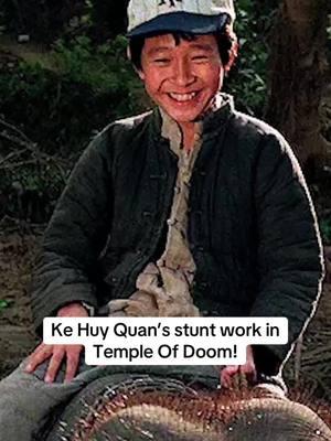 Ke Huy Quan did some wild stunts in Temple Of Doom! #indianajones #kehuyquan #templeofdoom #raidersofthelostpodcast 