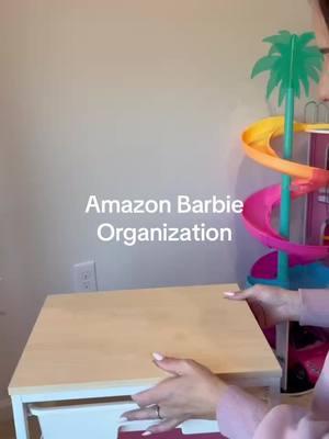 This organizer is the perfect way to store all those Barbies or other small toys that you don’t know where to keep! I love how it keeps everything organized while still keeping it all easily accessible! 💕💕 #amazonorganization #amazonhome #amazonfinds #barbie #toyorganization #playroom #momlife #motherhood