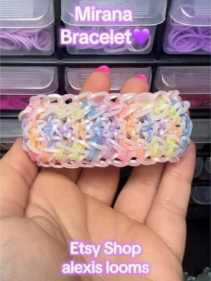 This is the Mirana bracelet. The tutorial is by loom snow on yt! I love how my color combo turned out!!💜💓 ———————————————— #bracelet #bracelets #braceletmaking #bracelettutorial #braceletstacks #braceletbusiness #braceletstack #braceletbook #braceletideas #braceletlovers #loomstarnomination #rainbowloom2020 #rainbowloombracelets #rainbowloom #rainbowloom2021 #rainbowloom2022 #rainbowlooming #rainbowloomtutorials #rainbowlooming2023 #rainbowlooms #game #crafts #crafty #etsyshop #GRWM #giveaway #giveback  #rubberband #rubberbands #loomstaroftheweek #loomstarnomination 