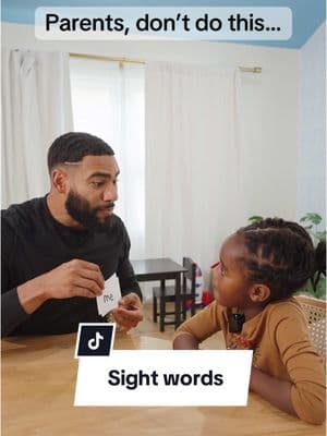 TBH when they ARE ready for irregularly spelled words, let’s not learn them through memorization either 🤷🏽‍♂️  Check out my free workshop made FOR parents for the best info on how to help your child with reading at home. #toddlerscanread #readingskills #kindergartenparents #decodablereaders #sightwords 