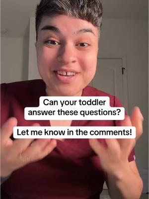 How did your toddler respond? (Geared mostly for ages 2-3) You can find my FREE 100 word list with the most impactful words for toddlers in my bio! #speechtherapy #toddler #parenting #toddlerquiz #twoyearolds #threeyearolds #autism #earlyintervention 