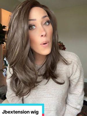 Melinda from JbExtension is super pretty! Brunette with highlights  #wig #wigtok #wigs #hairstyle #hairtok #brunettewig #brunettewithhighlights 