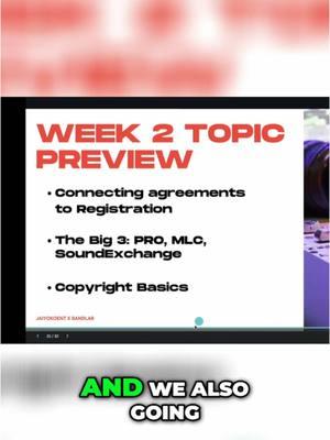 TONIGHT— we’re back with WEEK TWO of our series #FromStudioToStreams sponsored by @BandLab!  This week we’re covering everything #COPYRIGHT and our BIG 3: PROS, @SoundExchange, and @The MLC !📍January 15th at 7 PM EST! Register at JaiYokoEnt.com/Events  #bandlab #comegetthesejewels💎 #JaiYokoEnt #bandlabcommunity #producertok #artistsoftiktok #indiemusic #floridarapper #ATLRapper #dmvrapper 