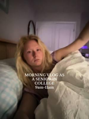 Woke up and was not feeling, but am I ever? #morningvlog #morningroutine #collegemorningroutine #voiceovervlog #fyp #relatable 