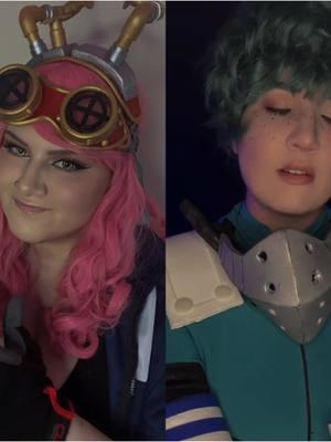 #duet with @Ariem #mha this may be my last tiktok i ever post, may as well end it with a duet with a friend 😭 follow my linked socials if you want 🫰🏼 #mhacosplays #bnhacosplay #meihatsume #meihatsumecosplay #dekucosplay #izukumidoriya 