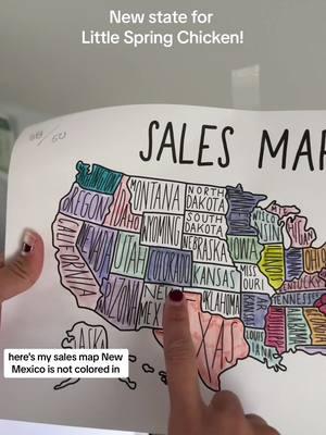 Orders from 39/50 states!! Dream is to fill out this map 🥹 #salesmap #smallbizowner #smallbrand 