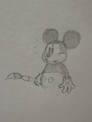 Mickey when he saw what he created with the brush. #epicmickey #disney #mickeymouse #doodle #draw #foryoupage #fyp #fypage 