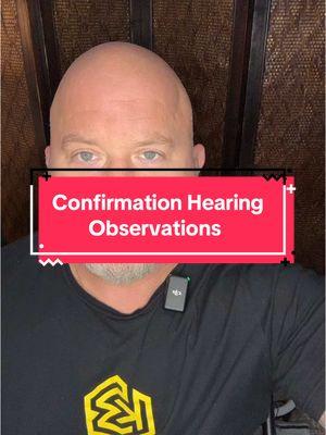 Confirmation hearing observations. #MomsofTikTok #dadsoftiktok #safetytips #truecrime #protectthechildren 