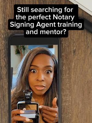 🚀 Are you still on the hunt for the perfect notary signing agent training and mentor?  Look no further! My Signing Agent Advanced Training Program is designed to set you up for success and help you build a thriving signing agent business! 🌟 2025 is your year to shine! There’s no better time to kick-start your journey as a notary loan signing agent! With the right training, you can launch your business and start seeing results in as little as 30-90 days! 📱 Start learning on the go! My training videos are accessible on your phone, so you can dive into the world of signing agents anytime, anywhere. From foundational skills to advanced techniques, I've got you covered! Don’t miss this opportunity - join the Signing Agent Advanced Training Program TODAY and take the first step toward a successful and rewarding career! 💼✨ #notarytip #signingagentbasics #publicnotary #notarypubliclife #notarymentor #notaryboss #signingagenttraining  #mompreneur #signingagent #notarysigningagent #loansigningagent #sidehustle  #notarytok  