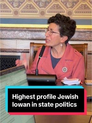 Sen. Janice Weiner discusses representation, Jewish values, and being the highest profile Jewish Iowan in state politics. #Iowa #IowaNews #IowaLife 