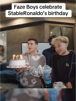 Faze Boys celebrate StableRonaldo’s birthday @StableRonaldo @Lacy @Jason @Silky @FaZe Max @FaZe Boys #fyp #stableronaldo #lacy #jasontheween #silky #plaqueboymax #foryou #xyzbca #fypツ #trending #viral #streamer #twitch #faze #fazeclan #stableronaldoclips #lacyclips #jasontheweenclips #silkyclips #plaqueboymaxclips #fazeboys 