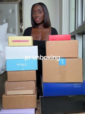 recent pr unboxing 📦 im forever grateful to you guys and all the brands who keep me mind 🫶🏾  #fy #unboxingvideo #prunboxing #giftedbylancome #maybeitsmaybelline #josiemaran #kristeness #kerastase #giftedbykiehls #giftedbyclarins #eadem #goodmolecules #giftedbybubble #giftedbymorphe #mediheal #