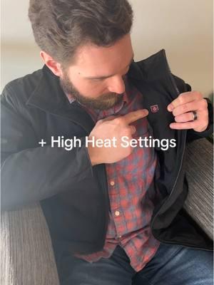 Stay warm while looking cool in HART's 20V Black Heated Jacket😎 #DoItWithHART #heatedgear #heatedjacket #heatedcoat #batterypowered #blackheatedjacket #HARTTools 