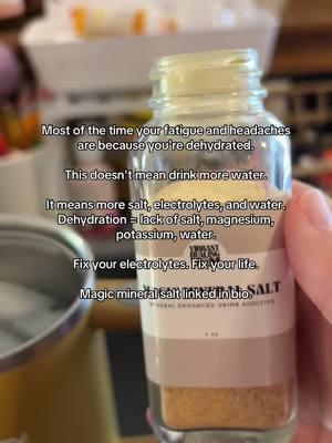 Let's talk about why Magic Mineral Salt is more than just a sprinkle of minerals-it's a powerhouse for your wellness routine! From detoxifying your body to calming your mind, this blend works magic for stress relief, skin rejuvenation, and energy boosts. Imagine saying goodbye to stress and hello to feeling refreshed from the inside out. Curious? See the benefits for yourself! Tap the link in bio to learn more and grab your own #MagicMineralSalt #wellnessjourney #holistichealth #naturalremedies #mineralmagic #StressRelief #energyboost #detoxnaturally #holisticmom #healthandwellness #naturalproducts #mindbodybalance #skinhealth #relaxation #detoxsupport #wellnessroutine #momlife #SelfCare #healyourself #vibrantliving #purewellness #nontoxicliving