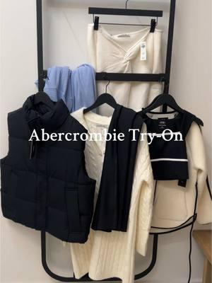 @abercrombie try-on haul 🤍✨ So many cute pieces—I’m obsessed with everything especially some lounge + active fits!! #AbercrombieStyle #TryOnHaul #AbercrombieFinds #ypb #ypbaf #abercrombiepartner #WardrobeGoals #TrendyFashion #OOTD 