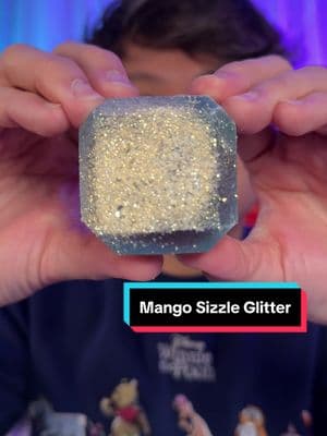 Check out the sparkle on the ✨Mango Sizzle Glitter✨🤩  @Johnnii  #Silkygem #crystalcandy #candy #snack #mutraucau #kohakutou #asmr #asmreating #snack #ediblegems #sizzleglittercollection #silkygemsizzleglitter 