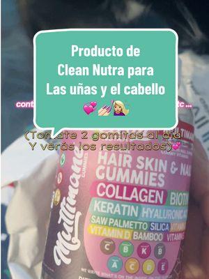 Yo si lo recomiendo! 💞🥰💇‍♀️💅🏻gracias @Clean Nutra me llegó Justo en el momento que más lo necesitaba ✨✨✨💖🙏 #cleannutra #supplementbrand #multimane #vitamins #allinone #sawpalmetto #biotin #keratin #fyp #fypシ #fypシ゚viral #paratiiiiiiiiiiiiiiiiiiiiiiiiiiiiiii #parati #products #TikTokShop #art 