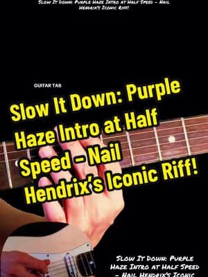 Ever wanted to master the legendary Purple Haze intro but found it too fast? No problem! I’ve slowed it down to half speed, complete with on-screen tabs, so you can lock in every slide, hammer-on, and groove Jimi Hendrix made famous. This is your chance to conquer one of the most iconic riffs in rock history—step by step, note by note. Let’s make it sing! #purplehaze #jimihendrix #guitartabs 