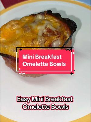 ❤️😋 Mini Breakfast Omelette Bowls 😋❤️ Easy Breakfast for Meal Prep or Busy Mornings! #breakfast #omelette #ham #egg #cheese #bacon #eggcups #eggcupmuffin #omelettebowl #ketobreakfast #carnivore #ketovore #ketokravings #eggs #bakedeggs #easybreakfast #breakfastmealprep #mealprep #busymornings 