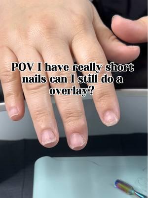 Can’t wear full sets because of work? Life? Book a overlay for your next nail appointment! #overlaynails#naturalnails#naturalnailscheck#acrylicapplication#nailtutorials#shortnails#longlastingnails#mafiosanailz  