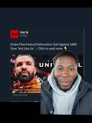 Replying to @sagalabdi297 plot twist ..let’s talk about Drake’s new federal lawsuit against UMG over “not like us” #drizzy #notlikeus #umg #kendrick 